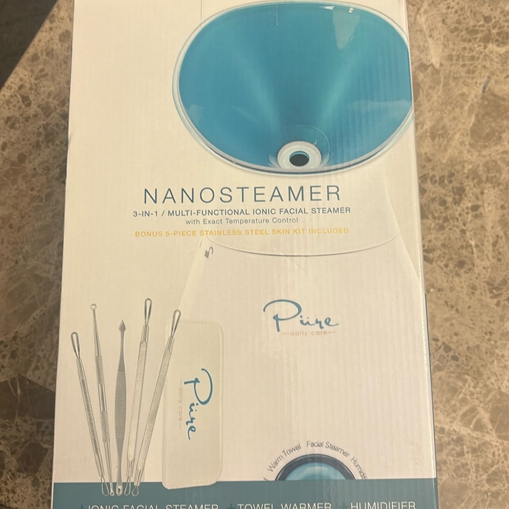 Nano Steamer! 3 in 1 multifunctional, iconic facial steamer!